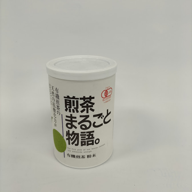 煎茶まるごと物語。有機煎茶粉末　126