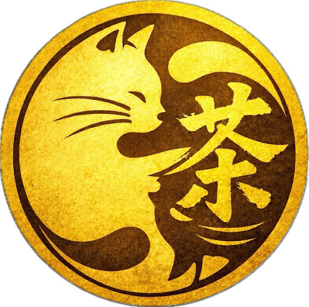 缶バッチ　今日お茶家紋　429