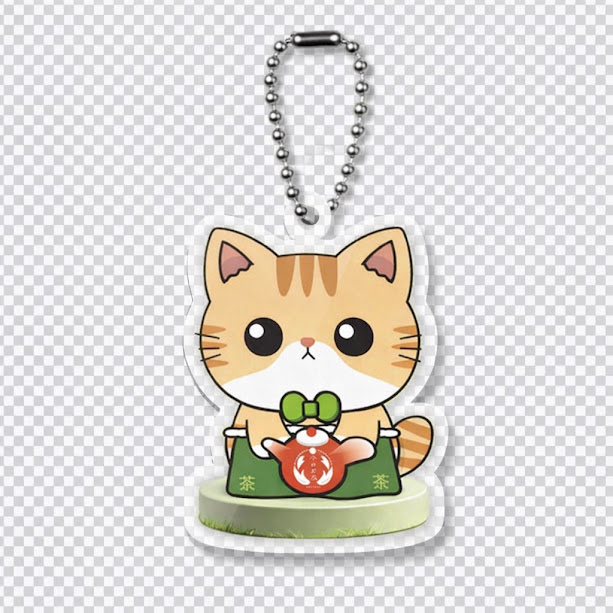 茶々丸キーホルダー　茶々丸　434