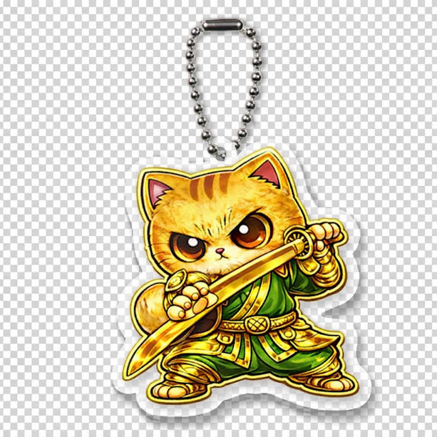 茶々丸キーホルダー　サムライ２　435