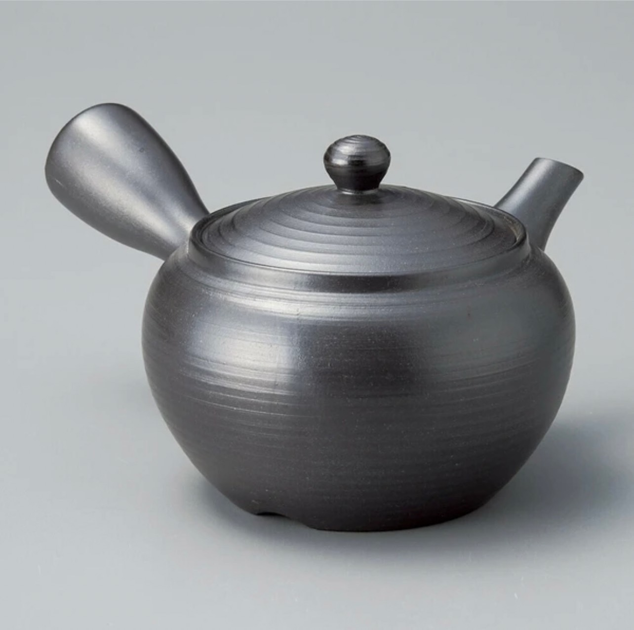 【萬古焼】蕪溶岩巻　3号　急須　85