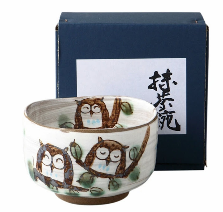 福ふくろう　抹茶碗　224