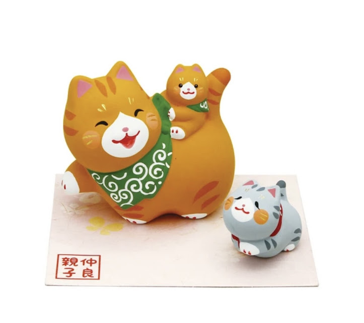 親子猫３匹　335