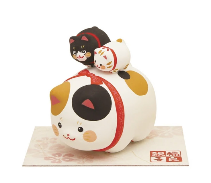 親子２匹のせ猫　340