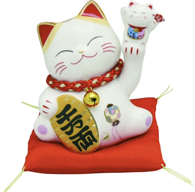 招き猫貯金箱　小判　346