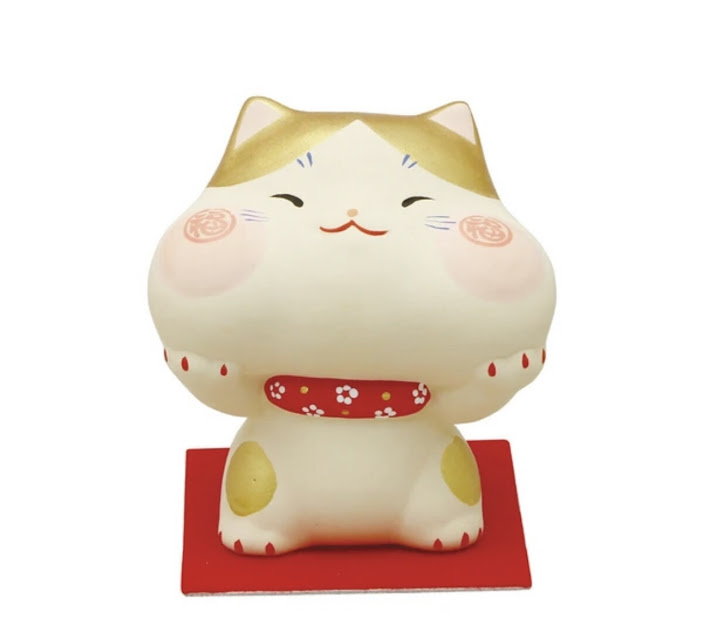 福ほっぺ猫　金　390